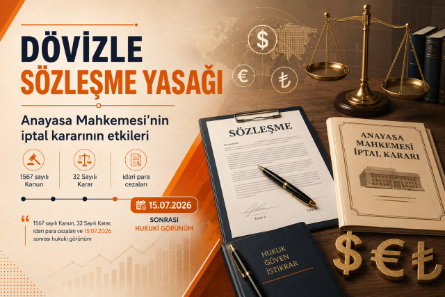 Dövizle Sözleşme Yasağı Ve  Anayasa Mahkemesinin İptal Kararının Dövizle Sözleşme Yasağına Etkileri