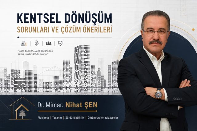 Kentsel Dönüşüm Sorunları ve Çözüm Önerileri Dr. Mimar Nihat ŞEN
